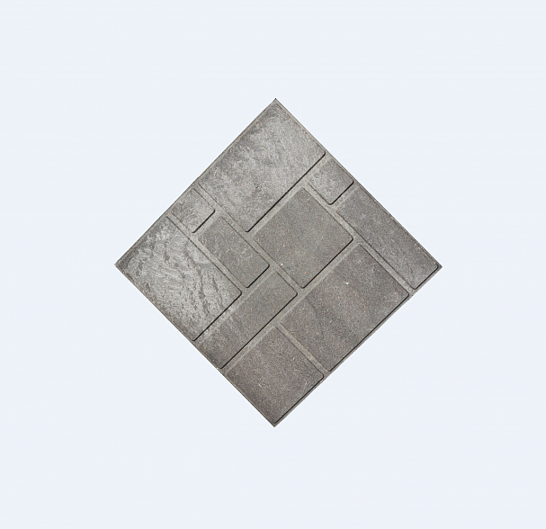 ПП плитка тротуар 330*330*35 серая