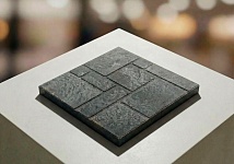 Полимерпесчаная тротуарная плитка, цвет: графит