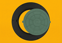 Переходник конус-люк тип "С" (Чёрный/зелёный)