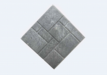 Полимерпесчаная тротуарная плитка, цвет: графит