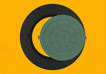 Переходник конус-люк тип "Д" (Черный/зеленый)