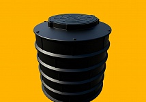 Септик полимерпесчаный (наборный) 1150/1000/20 мм черный 180 кг.