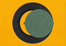 Переходник конус-люк тип "Л" (Чёрный/зелёный)