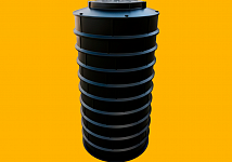 Септик полимерпесчаный (наборный) 2150/1000/20 мм черный 350 кг.