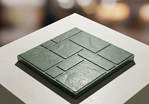 Полимерпесчаная тротуарная плитка, цвет: зеленый