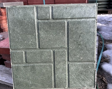 Полимерпесчаная плитка зеленая