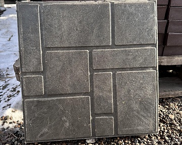 Полимерпесчаная плитка черная