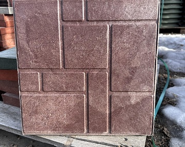 Полимерпесчаная плитка шоколад