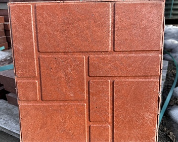 Полимерпесчаная плитка кирпичная