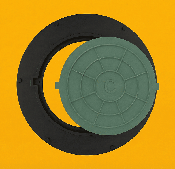 Переходник конус-люк тип "С" (Чёрный/зелёный)