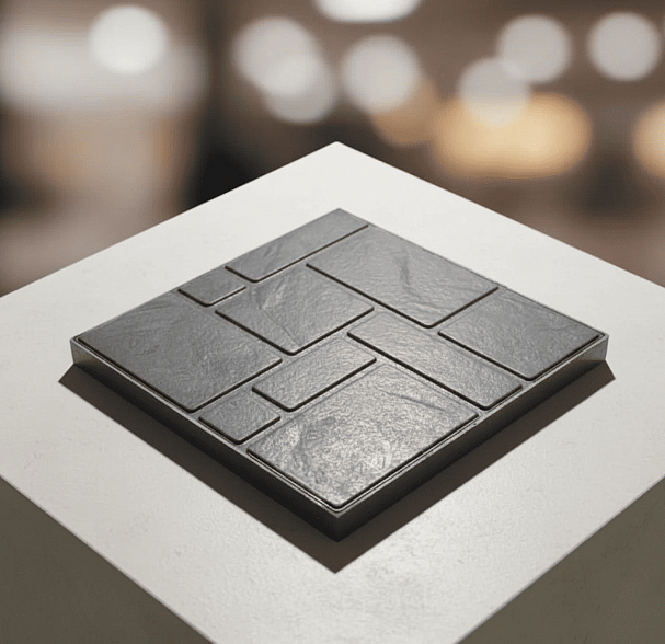 Полимерпесчаная тротуарная плитка, цвет: графит