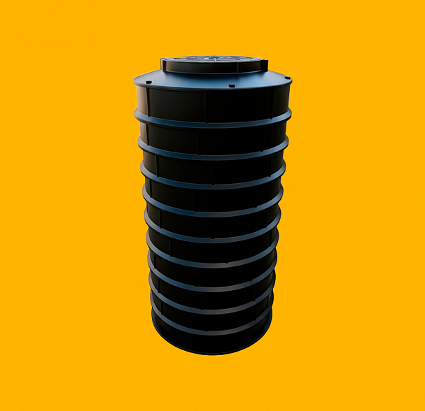 Септик полимерпесчаный (наборный) 2150/1000/20 мм черный 350 кг.