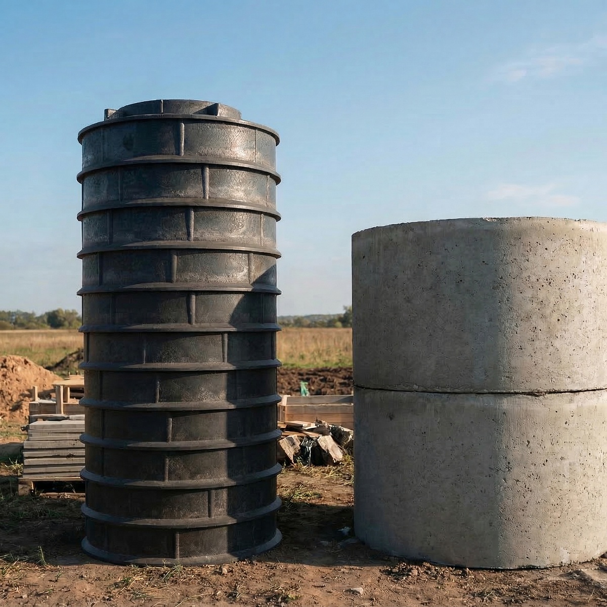  Какой септик выбрать: полимерпесчаный, бетонный или пластиковый